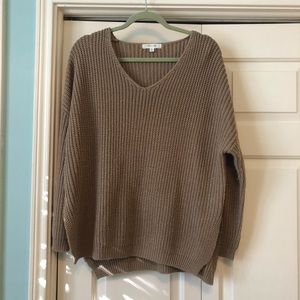 Brown Knit Sweater
